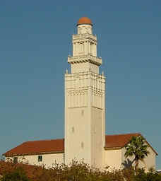 Academy of Motion Picture Arts and Sciences bell tower. Beverly Hills, CA.