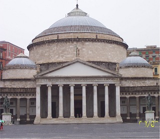 One cool church. A Pantheon style sanctuary with colonnade.